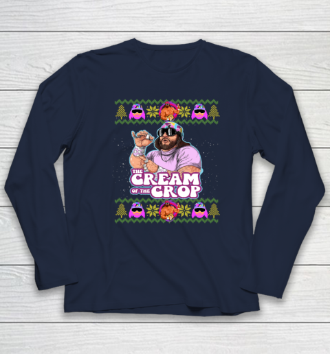 Macho The Cream of The Crop,Wrestling Ugly Christmas Long Sleeve T-Shirt 2