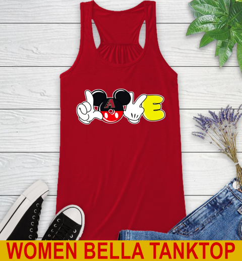 Arizona Diamondbacks MLB Baseball Love Mickey Disney Sports Racerback Tank 6