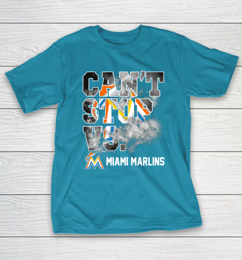 MLB Miami Marlins Baseball Can't Stop Vs Marlins T-Shirt 7