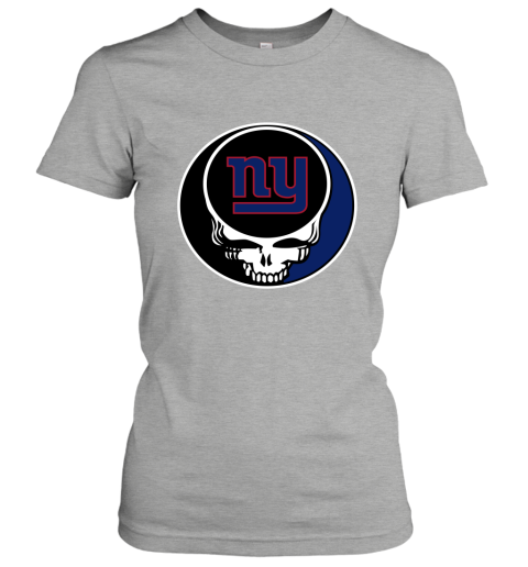 NFL New York Giants Grateful Dead Rock Band Football Sports 1k57Zvt8oEX ladies t shirt 20 95 151514 front ash