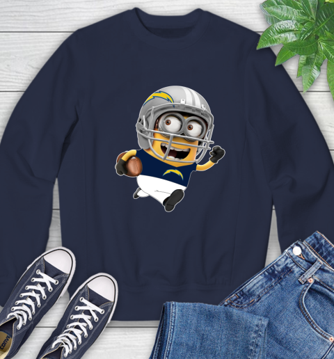 NFL San Diego Chargers Minions Disney Football Sports Sweatshirt 3