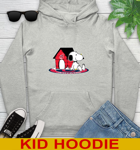 MLB Baseball Cleveland Indians Snoopy The Peanuts Movie Shirt Youth Hoodie