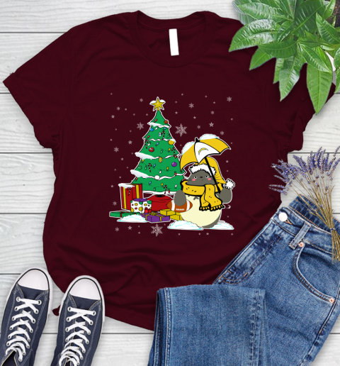 Los Angeles Chargers NFL Football Cute Tonari No Totoro Christmas Sports Women's T-Shirt 7