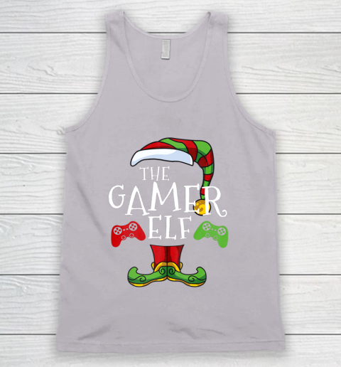 Gamer Elf Family Matching Christmas Funny Gaming Pajama Tank Top 3