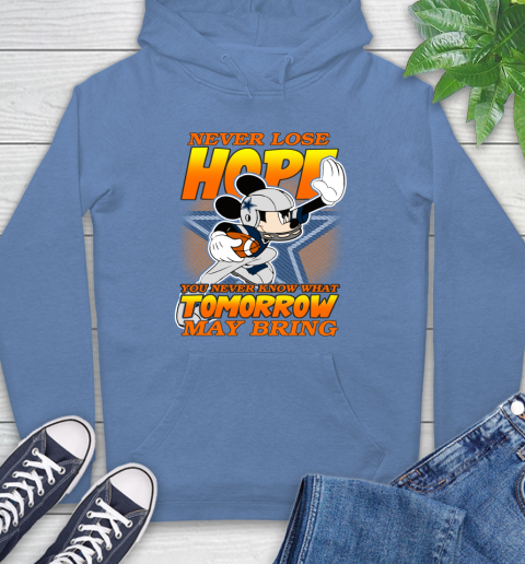 Dallas Cowboys NFL Football Mickey Disney Never Lose Hope Hoodie 11