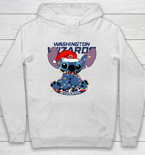 Washington Wizards NBA noel stitch Basketball Christmas Hoodie
