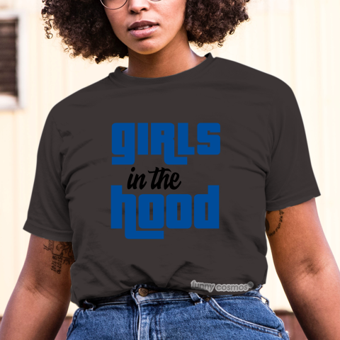 Jordan 14 Hyper Royal Matching Sneaker Tshirt For Woman For Girl Girls In The Hood Hipster Hip Hop Blue White Jordan Shirt