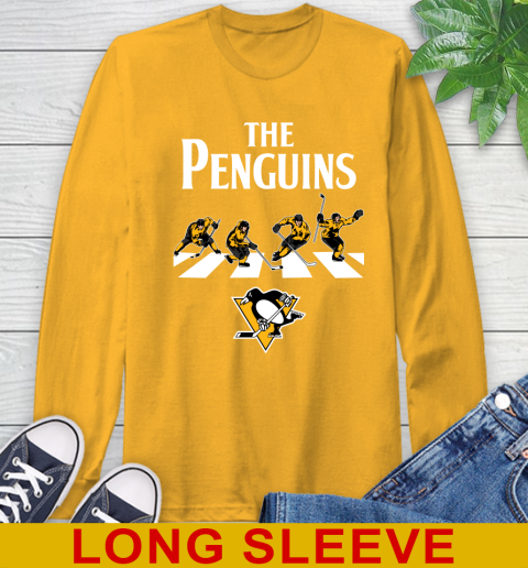 NHL Hockey Pittsburgh Penguins The Beatles Rock Band Shirt Long Sleeve T-Shirt 2