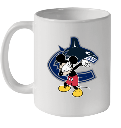Vancouver Canucks NHL Hockey Dabbing Mickey Disney Sports Ceramic Mug 11oz