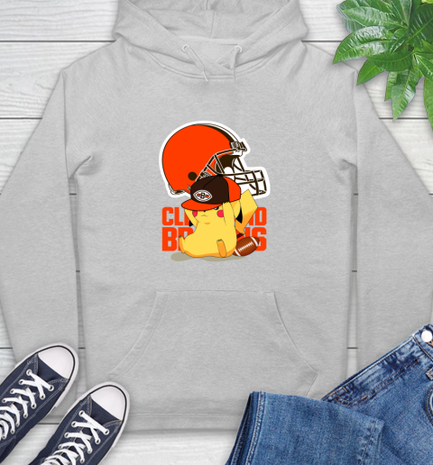 NFL Pikachu Football Sports Cleveland Browns Hoodie 6