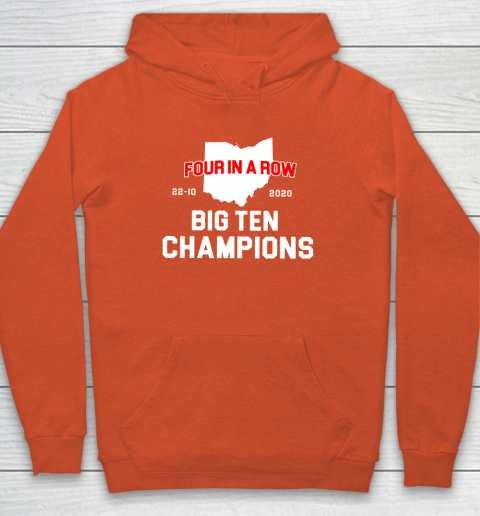 Big Ten Champions Four in a Row 2020 Hoodie 3