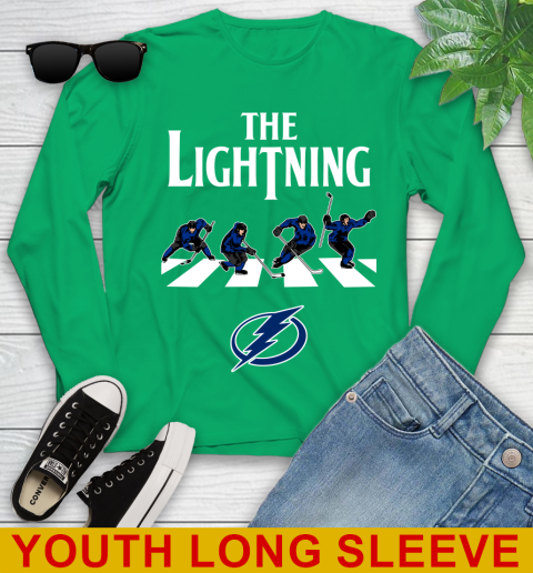 NHL Hockey Tampa Bay Lightning The Beatles Rock Band Shirt Youth Long Sleeve 7