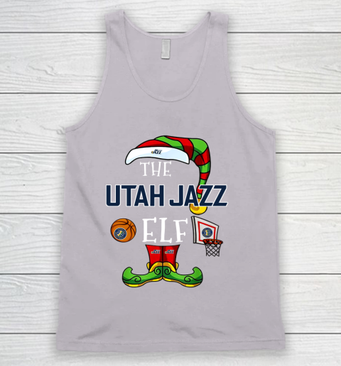 Utah Jazz Christmas ELF Funny NBA Tank Top 3