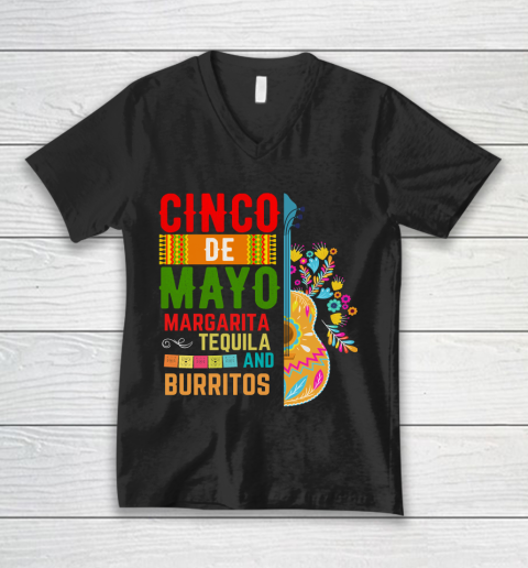 Its Cinco De Mayo Amigos Mexico V-Neck T-Shirt