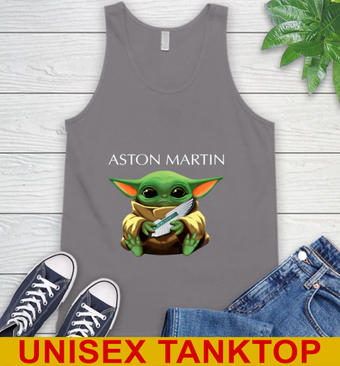 Star Wars Baby Yoda Hugs Aston Martin Car Shirt 72