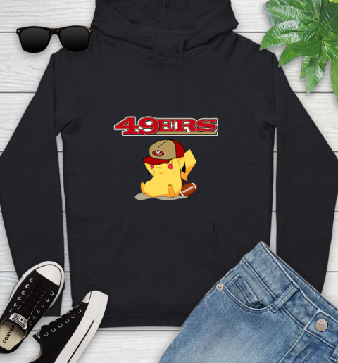 NFL Pikachu Football San Francisco 49ers Youth Hoodie 2