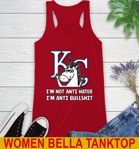 Los Angeles Angels MLB Baseball Unicorn I'm Not Anti Hater I'm Anti Bullshit (2) Racerback Tank 6