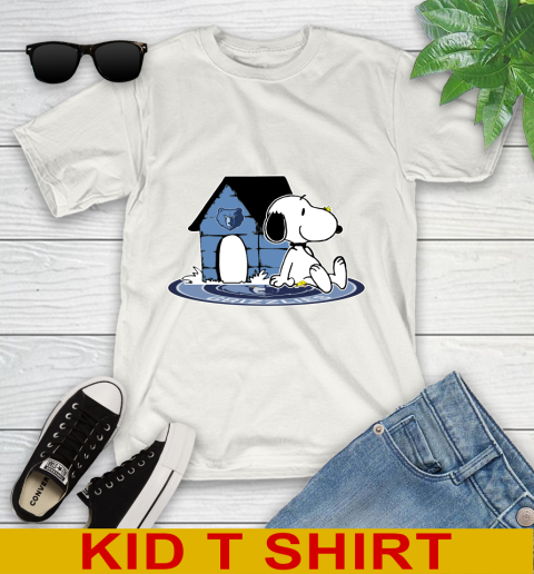 NBA Basketball Memphis Grizzlies Snoopy The Peanuts Movie Shirt Youth T-Shirt