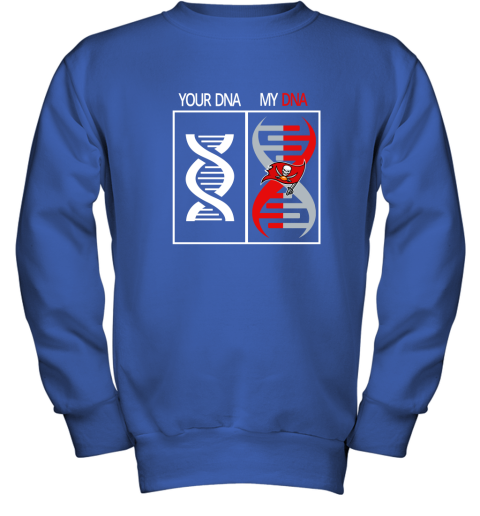 j8kp my dna is the tampa bay buccaneers football nfl youth sweatshirt 47 front royal