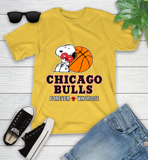 NBA The Peanuts Movie Snoopy Forever Win Or Lose Basketball Chicago Bulls 110
