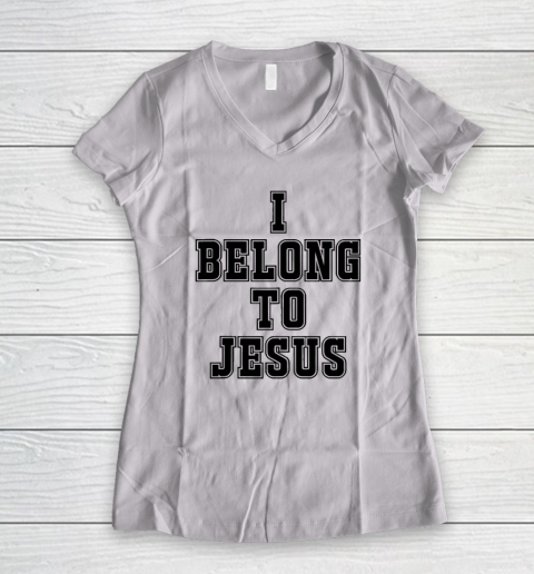 I Belong To Jesus Cody Gakpo Women's V-Neck T-Shirt