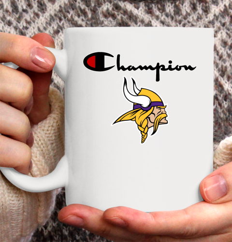 NFL Football Minnesota Vikings Champion Shirt Ceramic Mug 15oz