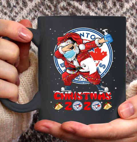 Toronto Blue Jays Funny Santa Claus Dabbing Christmas 2020 MLB Ceramic Mug 11oz