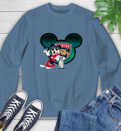 NHL Florida Panthers Stanley Cup Mickey Mouse Disney Hockey T Shirt Sweatshirt 7