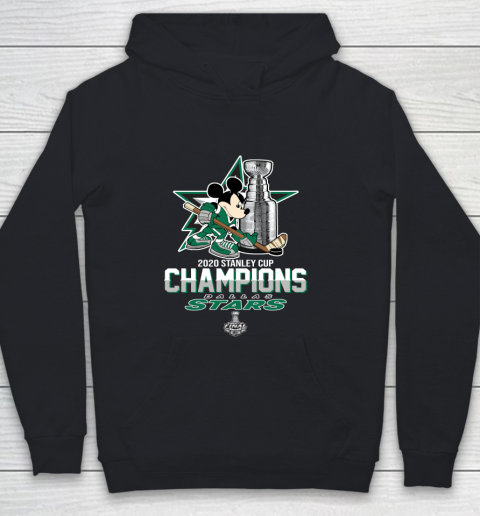 Dallas Stars Final 2020 Stanley Champions Mickey Mouse Youth Hoodie