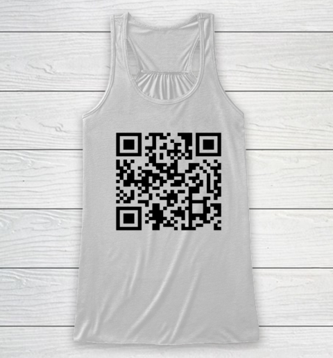 Trump Dance Troll QR Funny President Trump Dance Code Racerback Tank