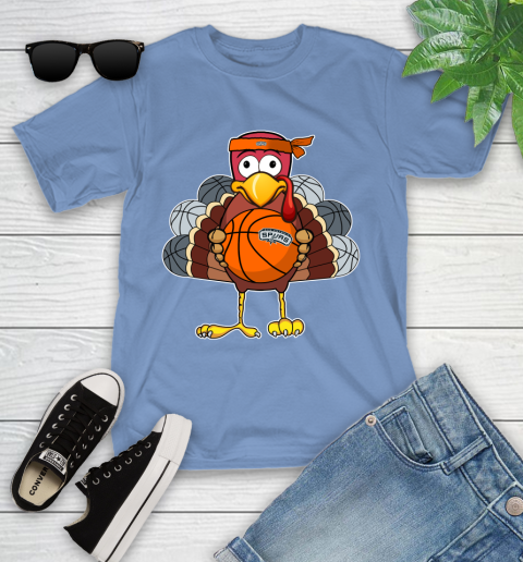 San Antonio Spurs Turkey thanksgiving day Youth T-Shirt 11