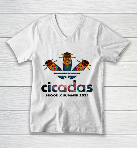 Cicada 2021 tshirt Summer Brood X Magicicada 2021 USA V-Neck T-Shirt