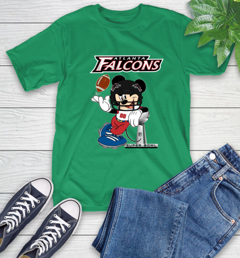 NFL Atlanta Falcons Mickey Mouse Disney Super Bowl Football T Shirt T-Shirt 7