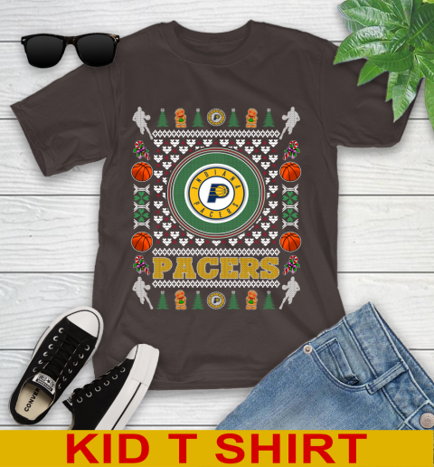 Indiana Pacers Merry Christmas NBA Basketball Loyal Fan Youth T-Shirt 6
