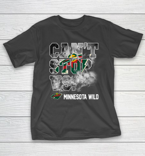 NHL Minnesota Wild Hockey Can't Stop Vs T-Shirt