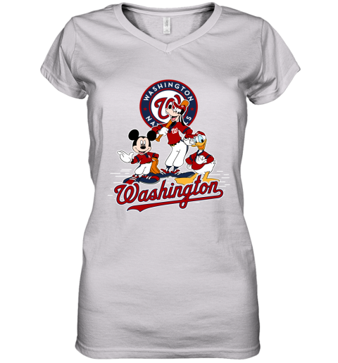 Washington Nationals MLB Touch Women's White/Red 3/4 Sleeve