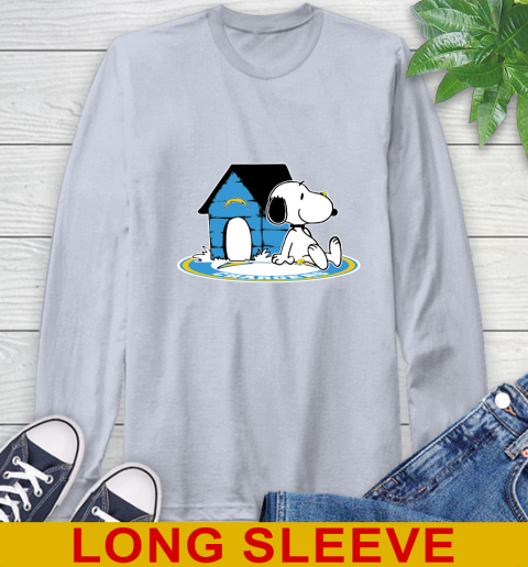 NFL Football Los Angeles Chargers Snoopy The Peanuts Movie Shirt Long Sleeve T-Shirt 6