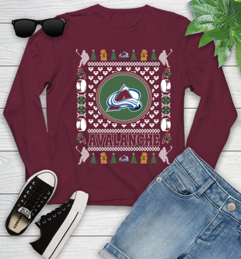 Colorado Avalanche Merry Christmas NHL Hockey Loyal Fan Ugly Shirt 129