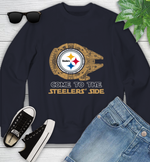 NFL Come To The Pittsburgh Steelers Wars Football Sports Youth Sweatshirt 2