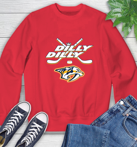 NHL Nashville Predators Dilly Dilly Hockey Sports Sweatshirt 10