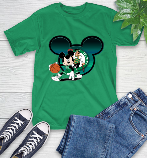 NBA Boston Celtics Mickey Mouse Disney Basketball T-Shirt 7
