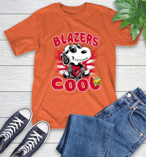 NBA Basketball Portland Trail Blazers Cool Snoopy Shirt T-Shirt 4