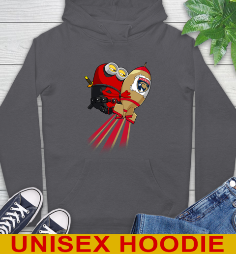 NHL Hockey Florida Panthers Deadpool Minion Marvel Shirt Hoodie 7