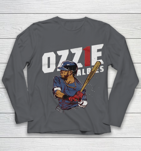 Ozzie Albies 1 Atlanta Brave Youth Long Sleeve 6