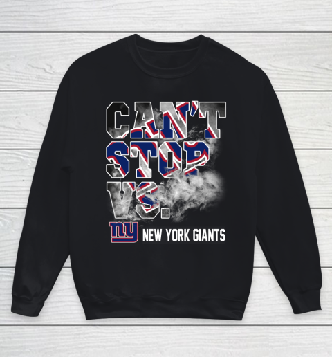 NFL New York Giants Can't Stop Vs Youth Sweatshirt