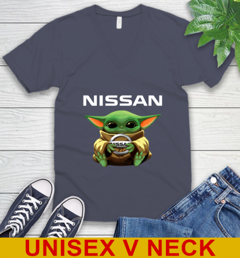 Star Wars Baby Yoda Hugs Nissan Car Shirt 53