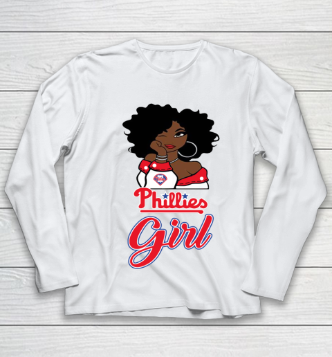 Philadelphia Philliess Girl MLB Youth Long Sleeve 2