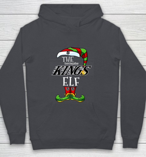 Los Angeles Kings Christmas ELF Funny NHL Youth Hoodie 5