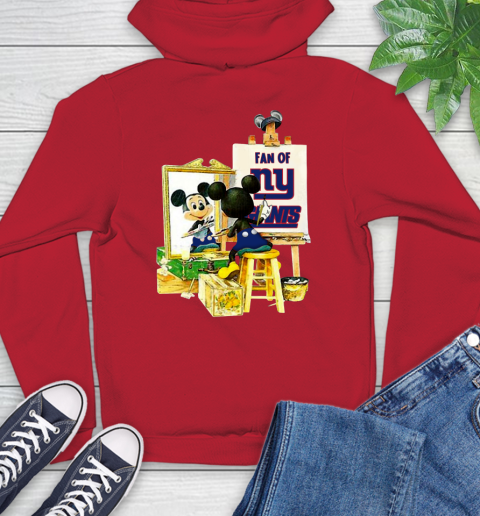 NFL Football New York Giants Mickey Drawing Shirt 23