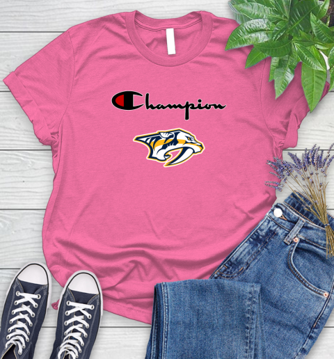 NHL Hockey Nashville Predators Champion Shirt Women's T-Shirt 11